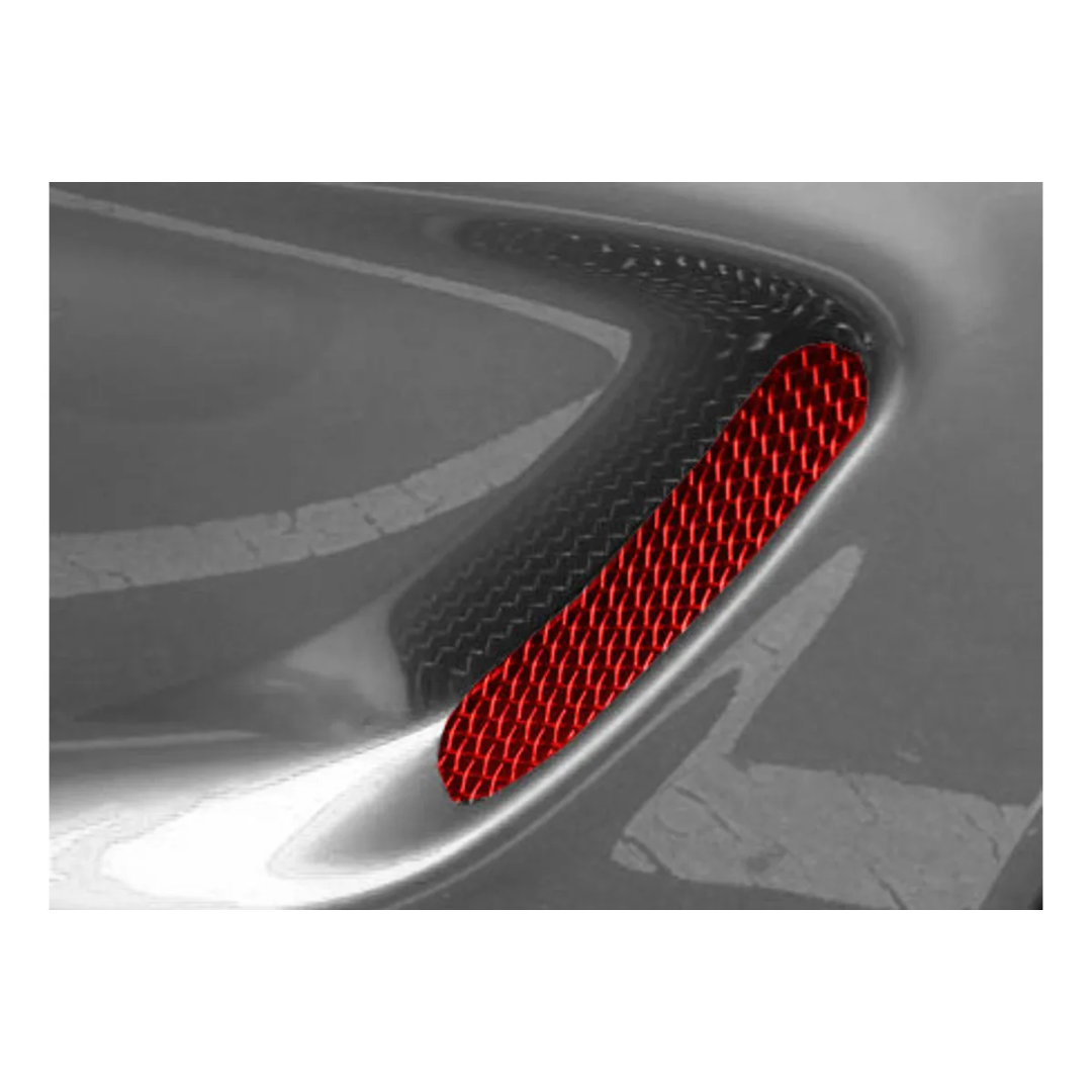 1997-2004 Corvette Custom Painted Side Fender Grille Set - CA