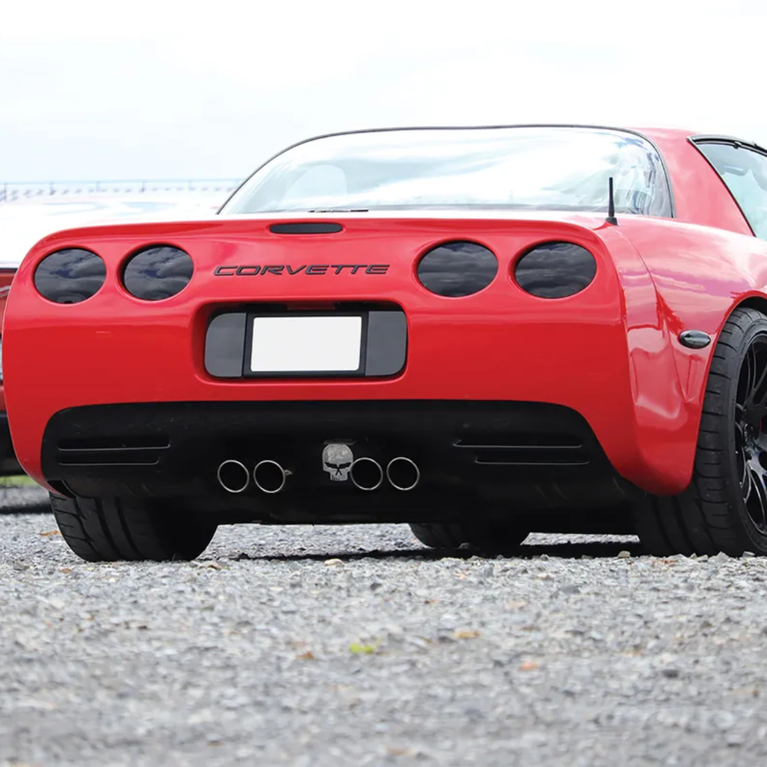 C5 1997-2004 Corvette Acrylic Rear Blackout Kit - 7-Piece Set - CA