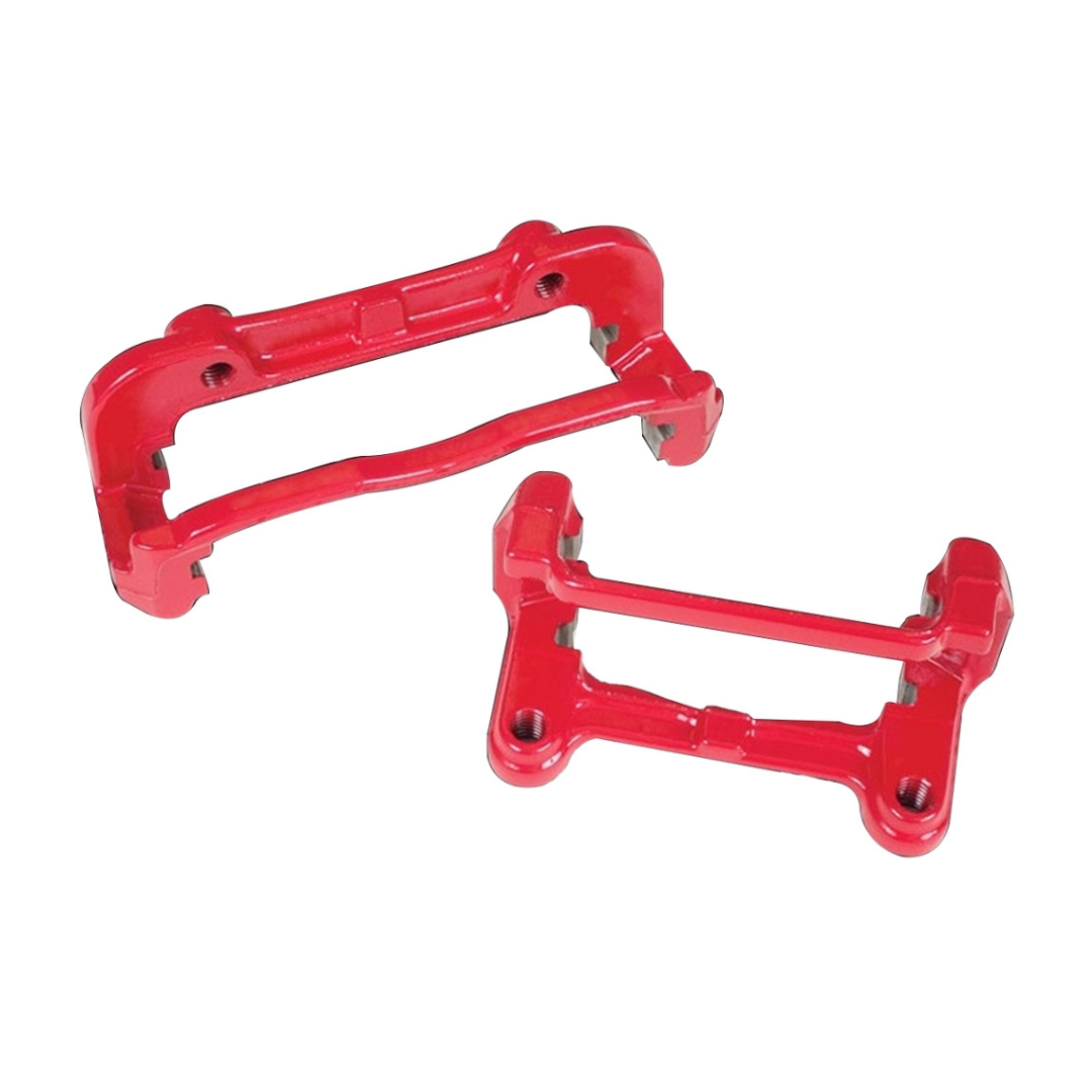 1997-2013 Corvette Caliper Mounting Bracket - Powdercoated Red - Front - CA