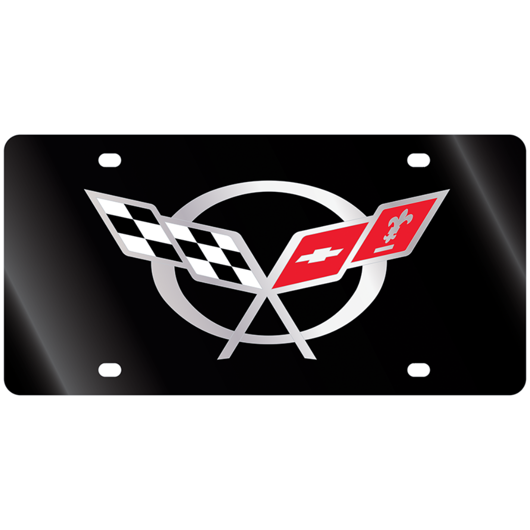 Chevrolet Corvette C5 Acrylic License Plate