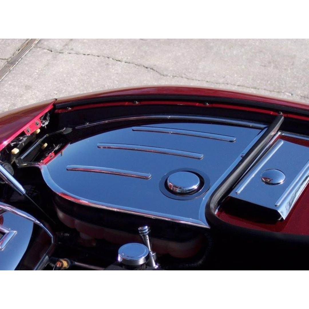 C5 Corvette Inner Fender Covers - Polished Stainless Steel