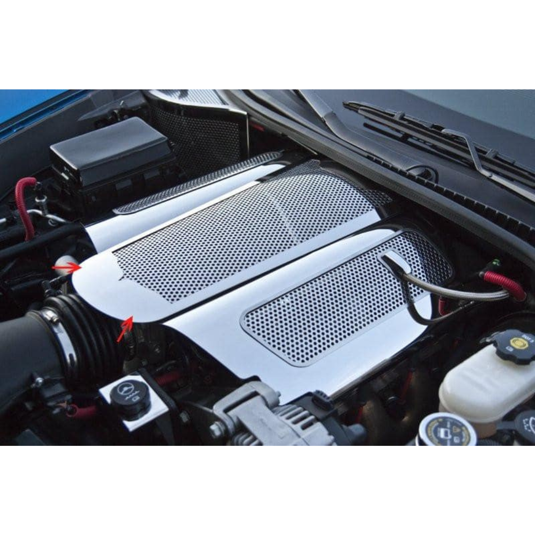 C6 Corvette Z06 LS7 Illuminated Plenum Cover - Replacement Style