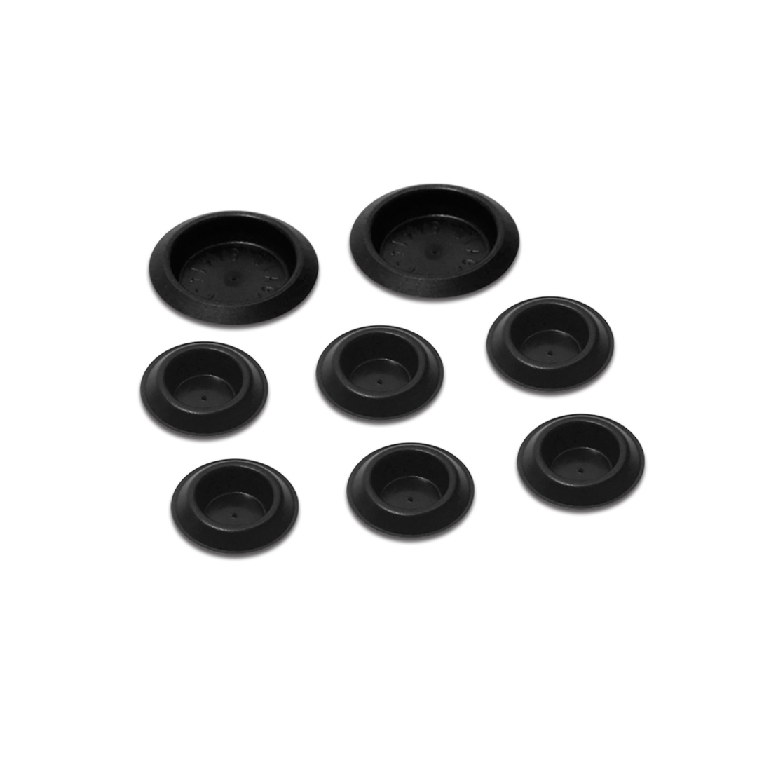 1963-1976 Corvette Floor Pan Drain Plugs. 8 Piece Set - CA