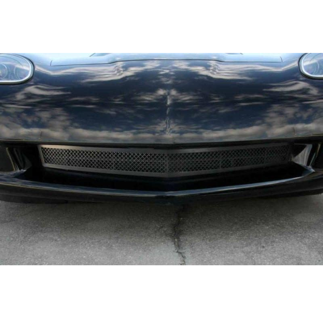 C6 Corvette Front Grill "Blakk Stealth" Laser Mesh