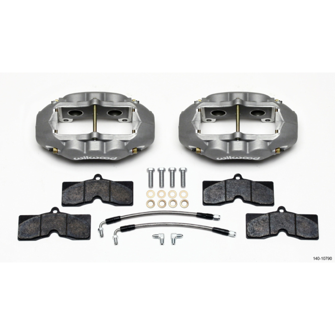 Wilwood D8-4 Rear Caliper Kit Clear Corvette C2 / C3 65-82