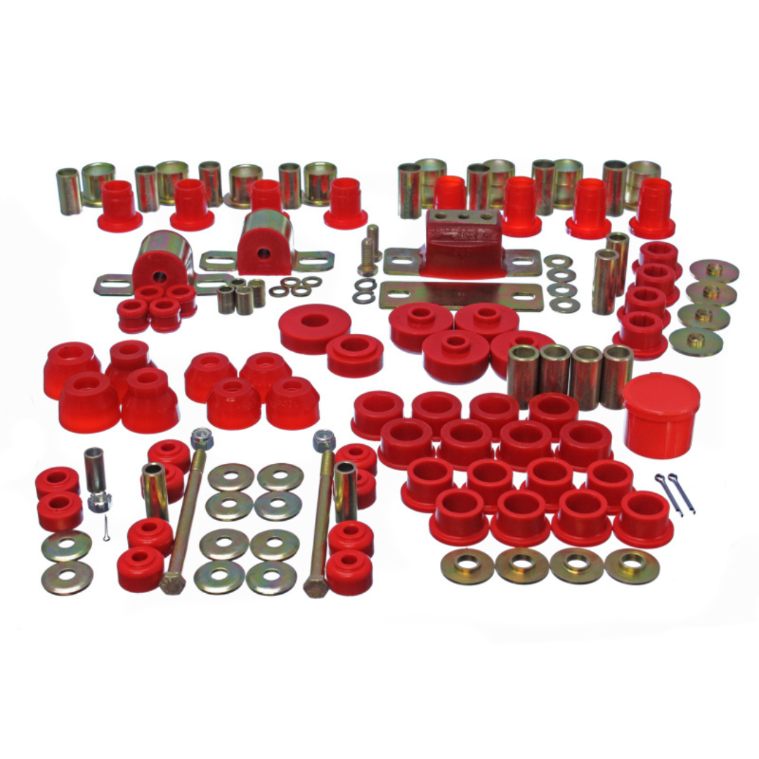 Energy Suspension 63-82 Chevrolet Corvette Red Hyper-flex Master Bushing Set