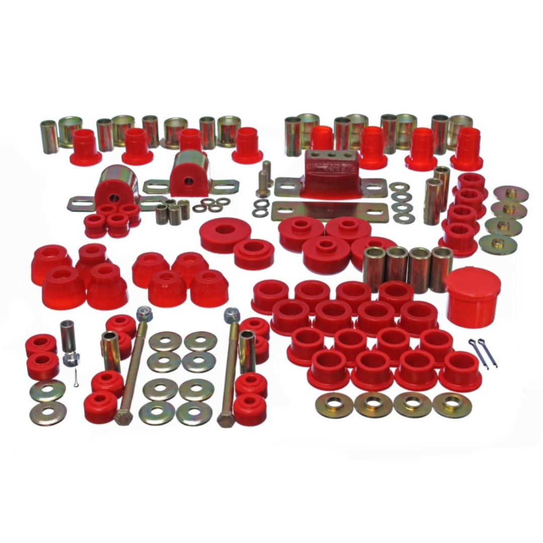 Energy Suspension 63-82 Chevrolet Corvette Red Hyper-flex Master Bushing Set