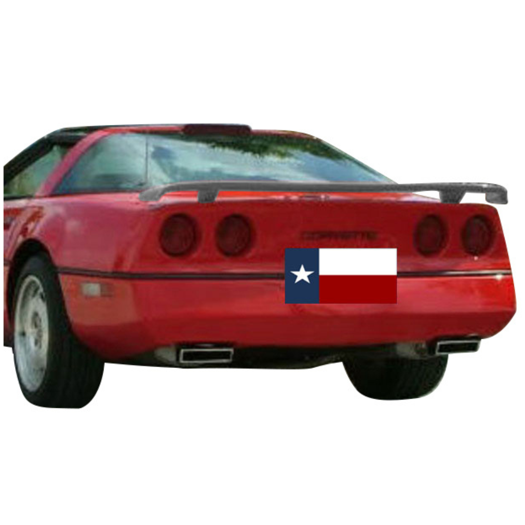 1984-1990 Corvette 2-Post Wing Spoiler - Unpainted - CA