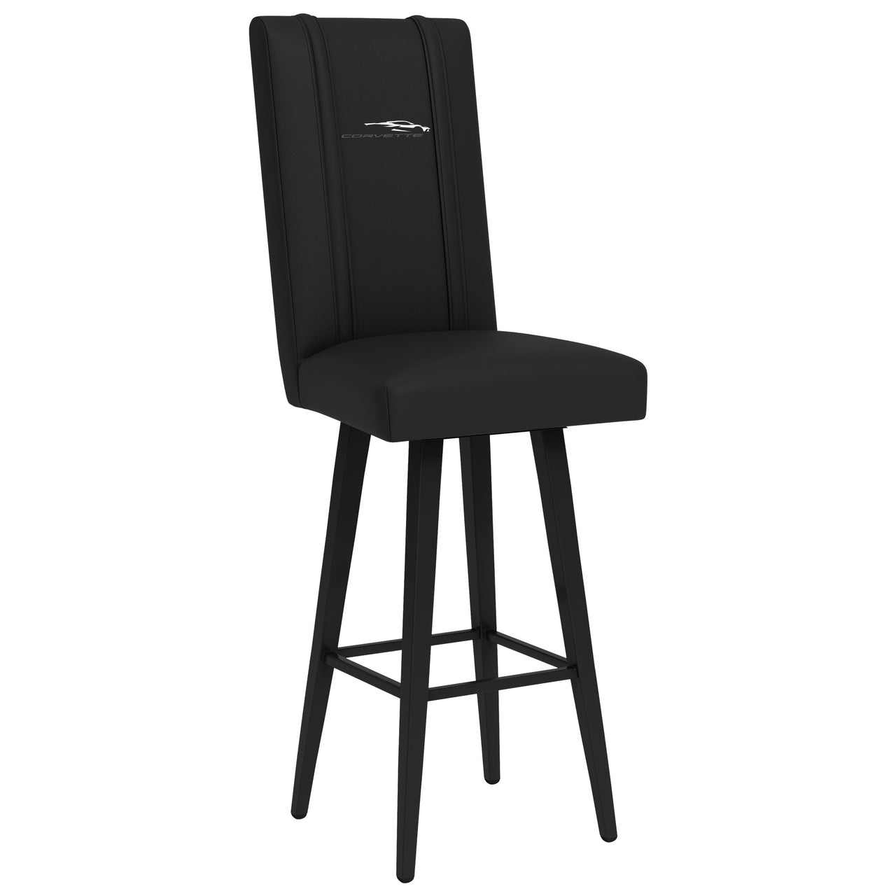 Swivel Bar Stool 2000 with C8 Corvette Coupe Logo