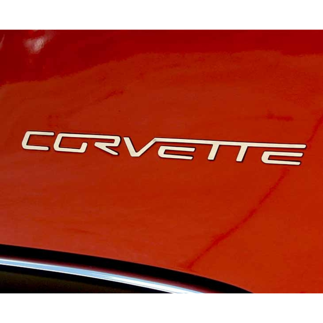 Nissan Bumper Sticker C6 Corvette Rear Stainless Steel Letters ...