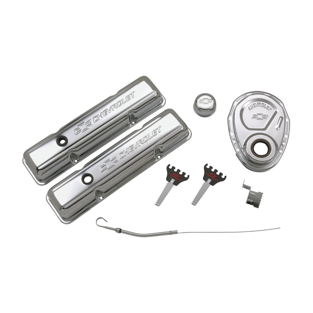 1968-1982 Corvette Chrome Dress Up Kit - Small Block - CA