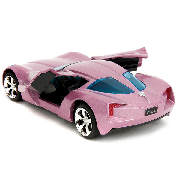 2009-chevrolet-corvette-stingray-concept-pink-1-32-diecast-model-car-by-jada