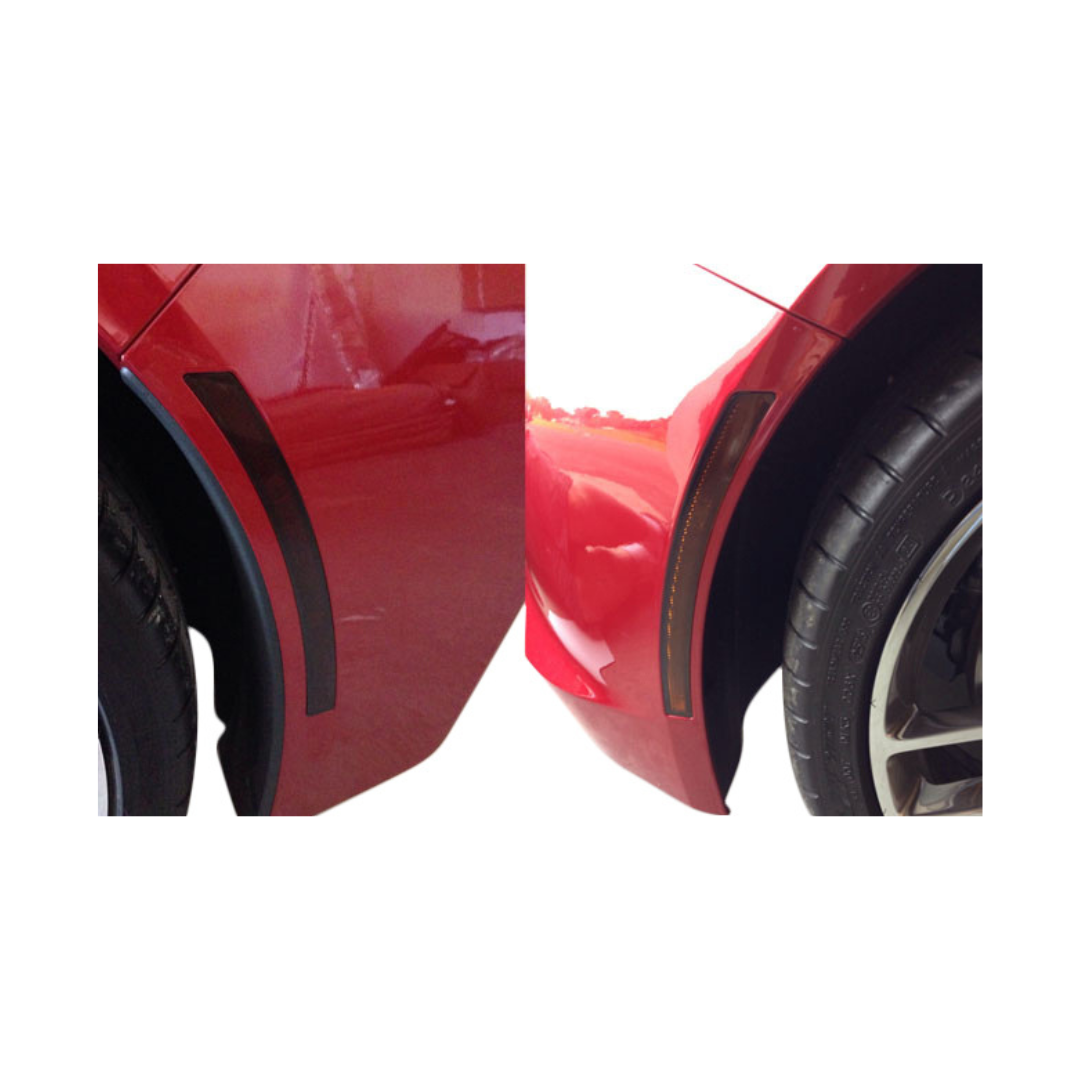 2014-2019 Corvette Complete Side Marker/Rear Refl Blackout Kit - Acrylic - CA