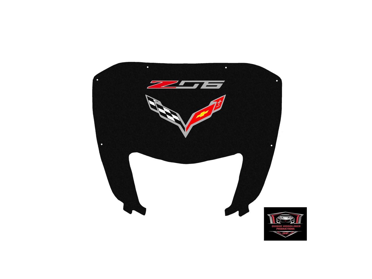 2014-2019 C7 Corvette Z06 Logo Hoodliner