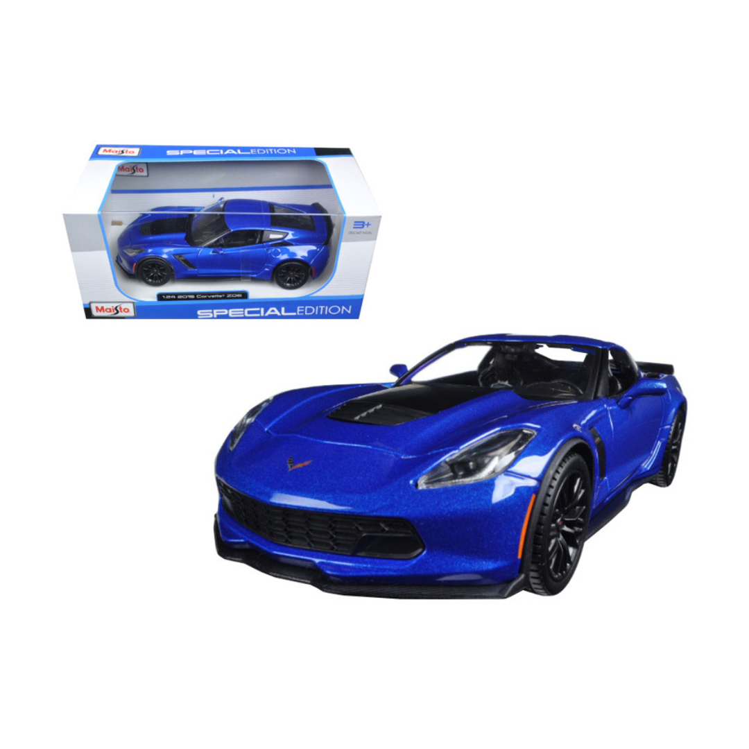 2015 Chevrolet Corvette Stingray C7 Z06 Blue 1/24 Diecast