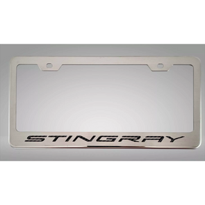 2020-2024 C8 Corvette - STINGRAY Style License Plate Frame | Choose Color Inlay