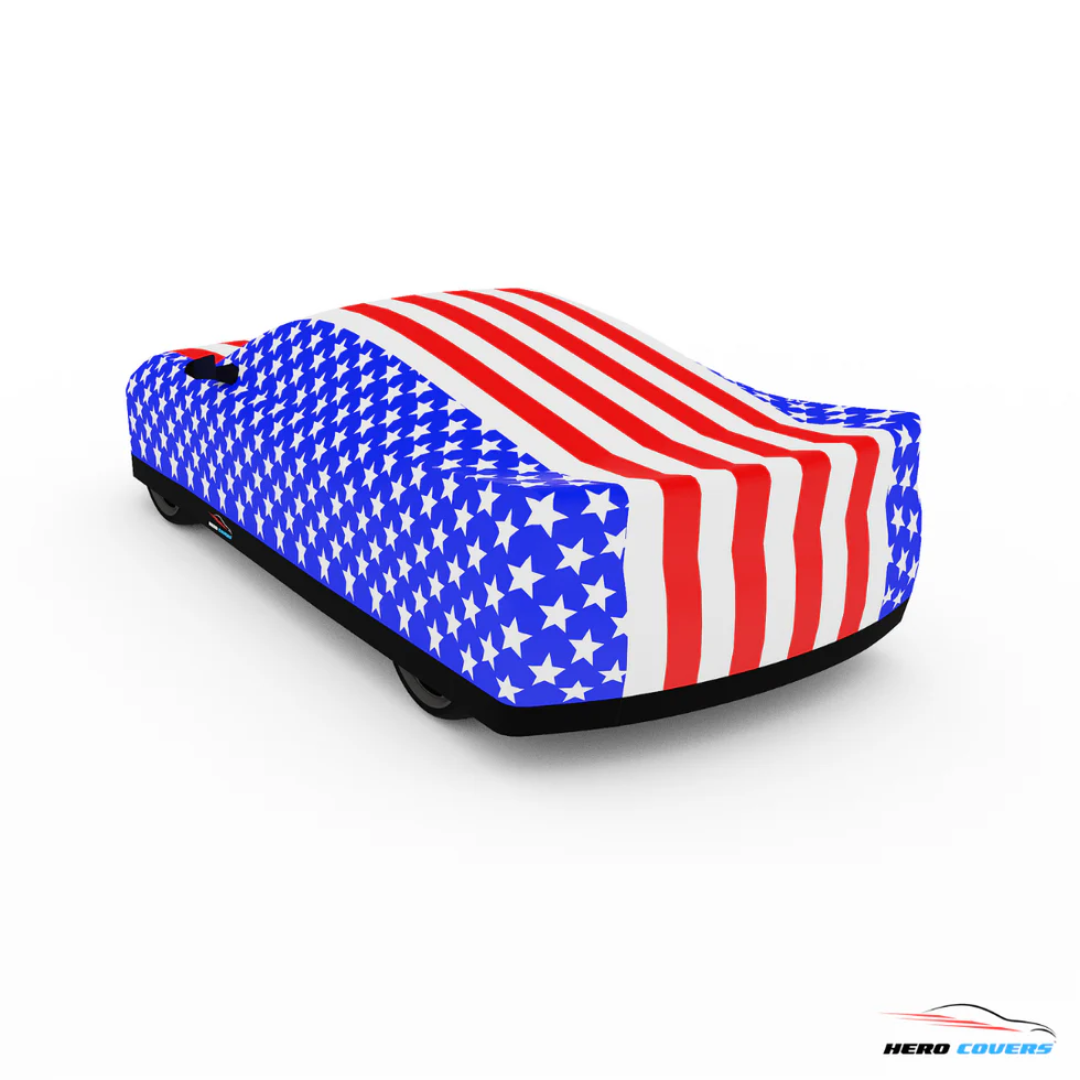1968-1982 C3 Corvette American Flag Car Cover