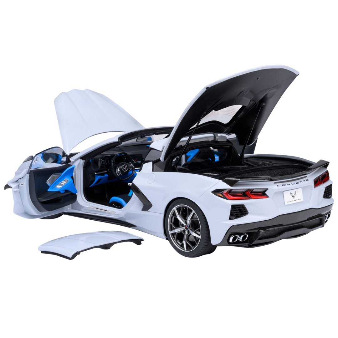 2020 Chevrolet Corvette C8 Stingray Ceramic Matrix Gray Metallic 1/18 Model Car