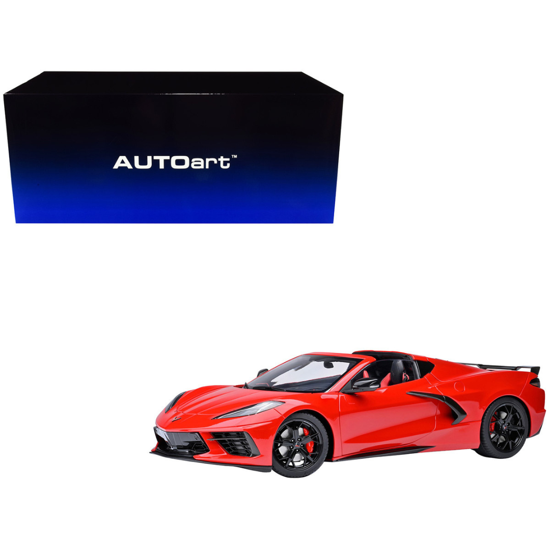 2020 Chevrolet Corvette C8 Stingray Torch Red 1/18 Model Car