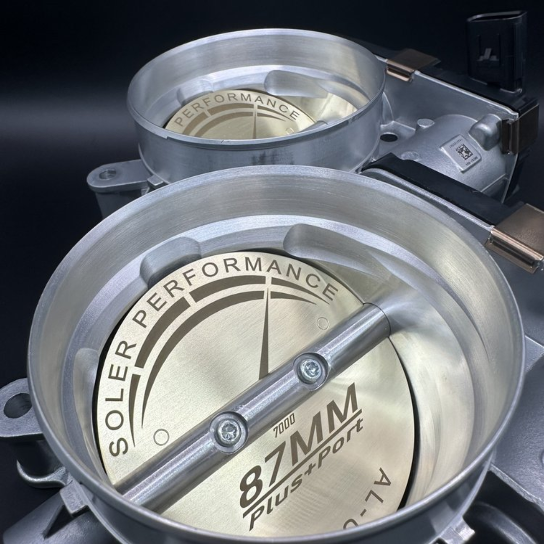 2023-2025 C8 Z06 Soler Performance Throttle Body 87+ MM (Plus + Port) LT6 Set of 2
