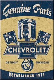 1953-2025 Corvette Chevrolet Genuine Parts Pistons Magnet - CA-204998-Corvette-Store-Online