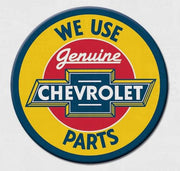 1953-2025 Corvette We Use Genuine Chevrolet Parts Round Magnet - CA-204999-Corvette-Store-Online