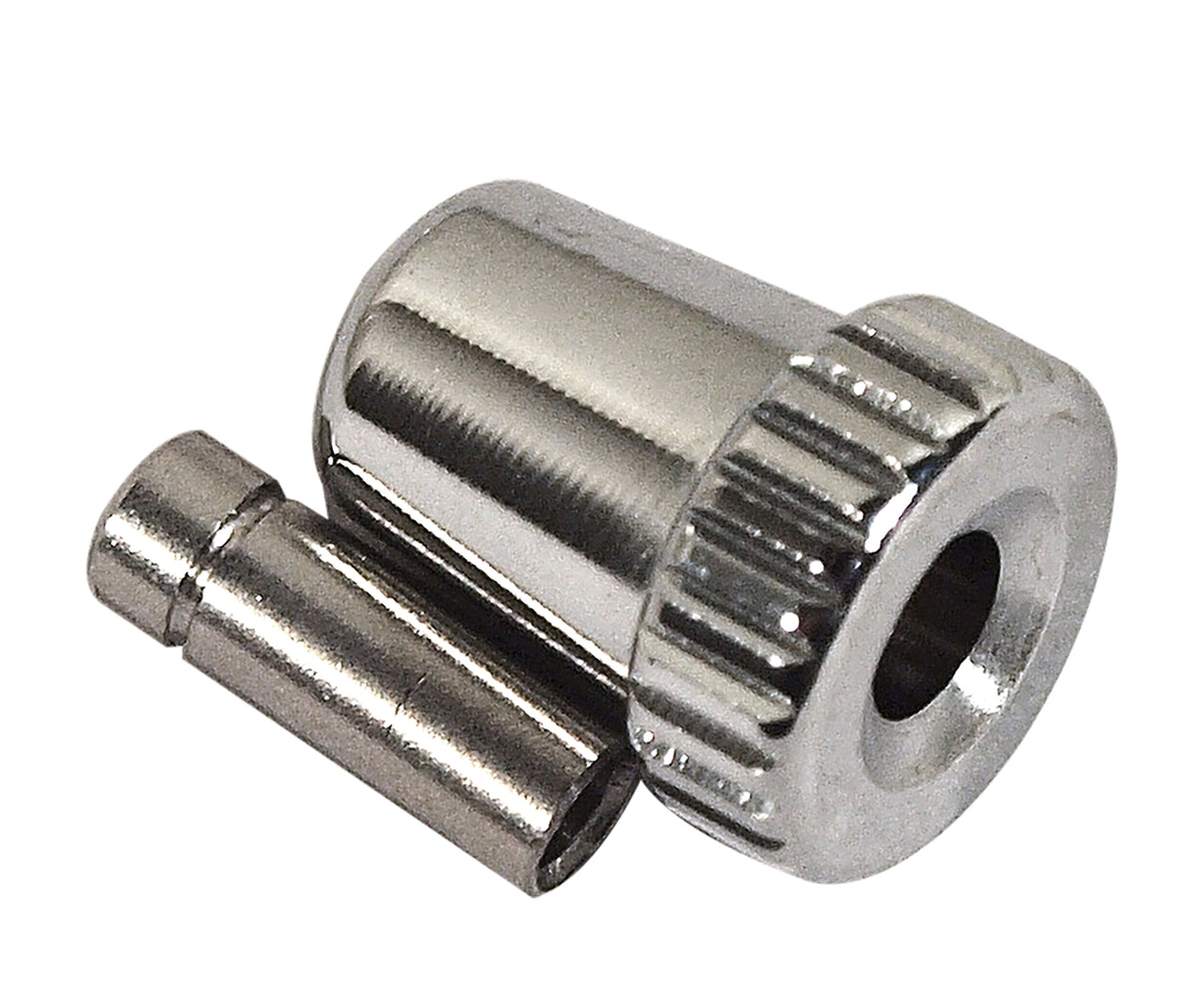 1968-1982 Corvette Clock Knob. Chrome - 1968-76 Reproduction - CA-2062-Corvette-Store-Online