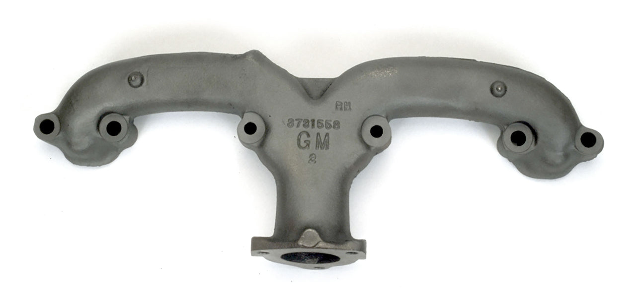 1956-1956 Corvette Exhaust Manifold 2 Inch - Dated - CA