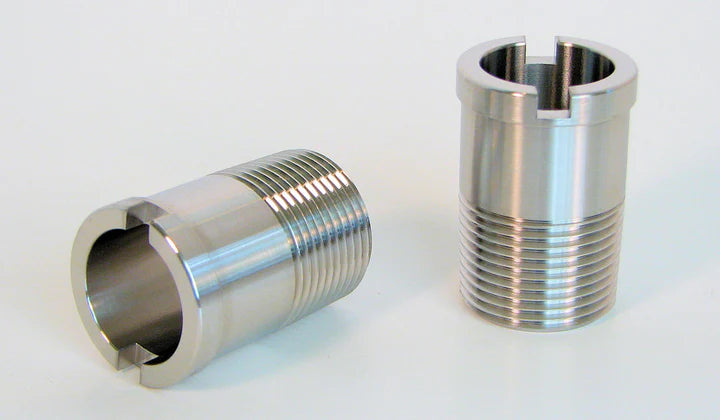 1953-2025 Corvette Stainless Steel Bypass Hose Fittings - Slotted - 1/2x3/4 IDx1-5/8 - CA