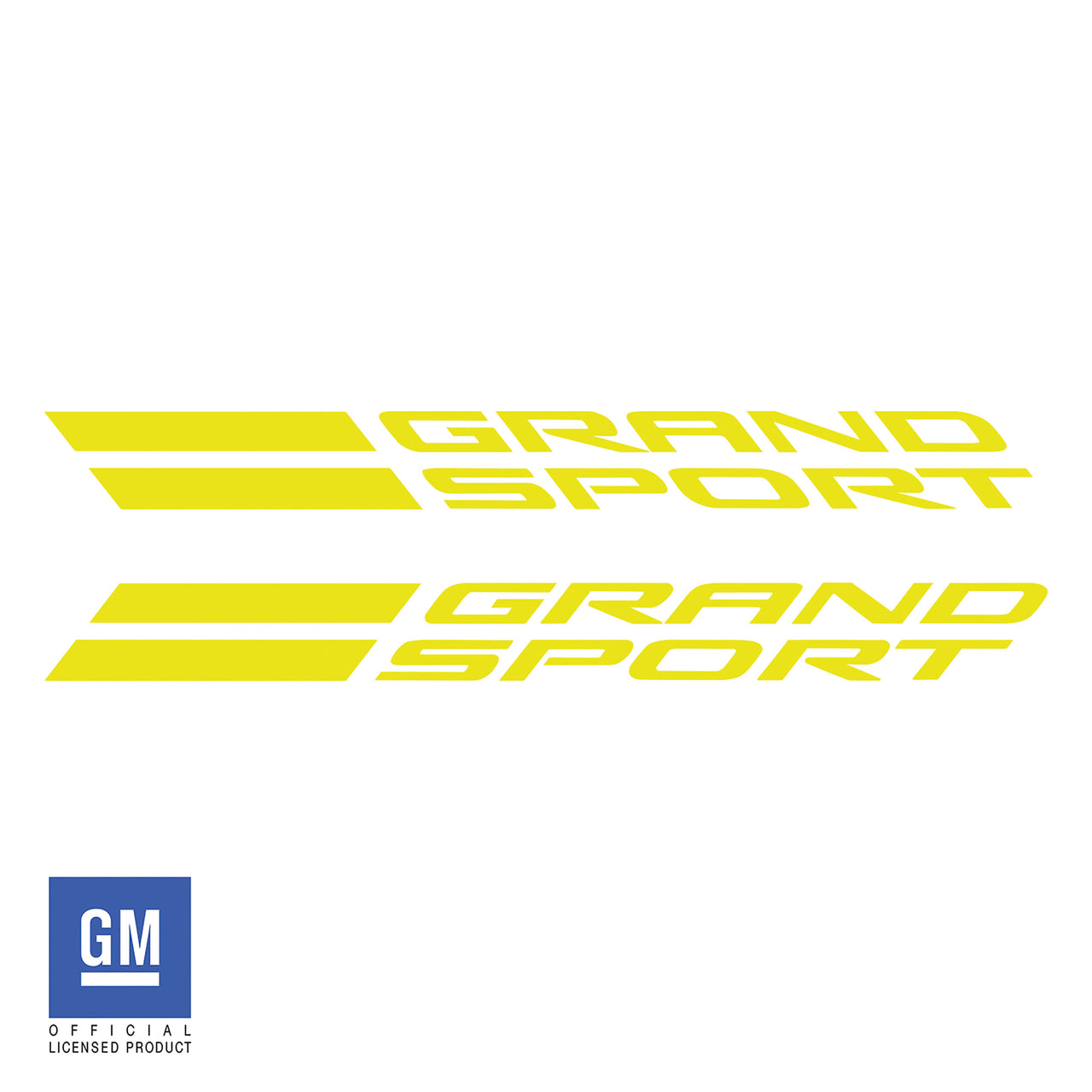 C7 Corvette Grand Sport Fender Vent Logo Overlay Decals - CA