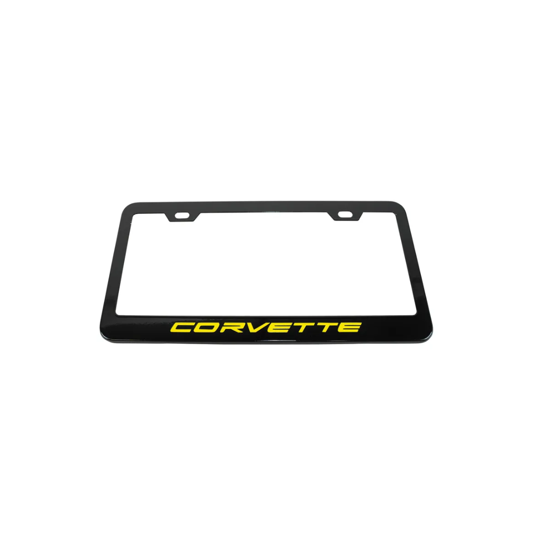 C8 CORVETTE LICENSE PLATE FRAME - CA
