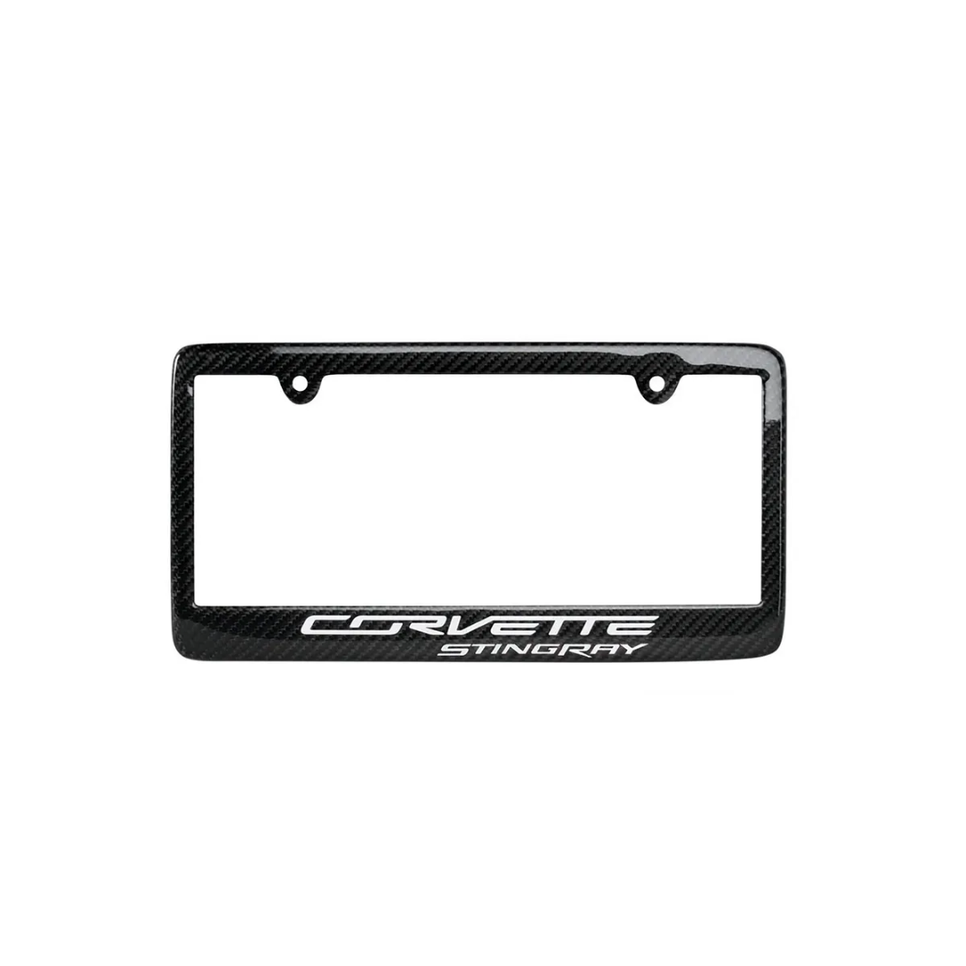 C7 2014–2019 Corvette Stingray Carbon Fiber License Plate Frame – CA