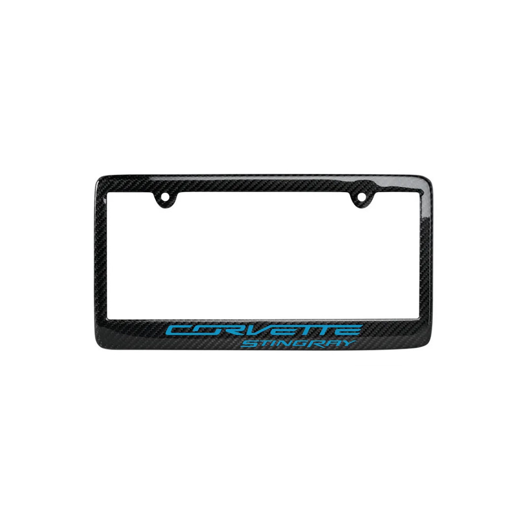 C7 2014–2019 Corvette Stingray Carbon Fiber License Plate Frame – CA