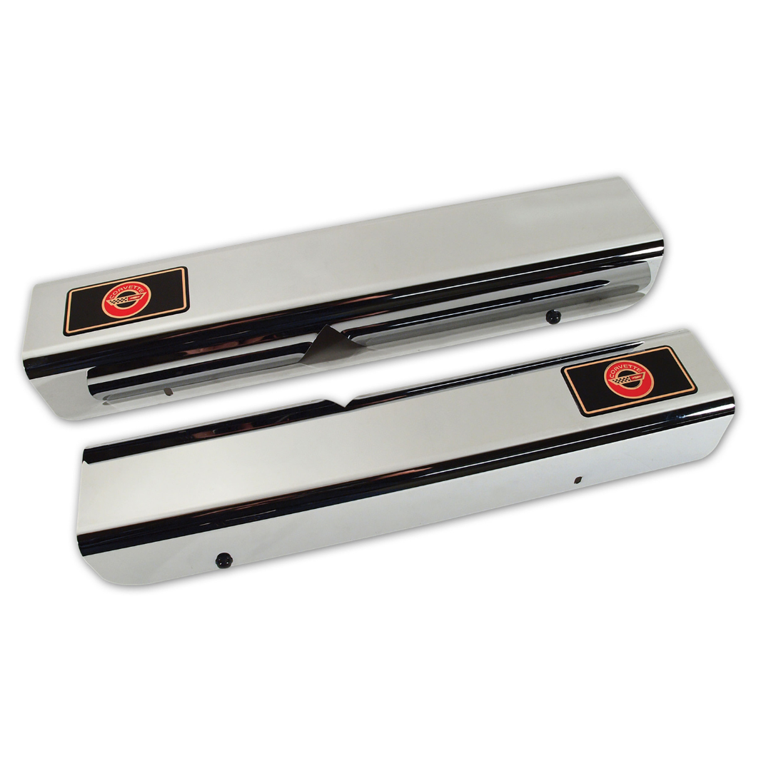 1990-1996 Corvette Sill Covers Imperial Chrome - CA