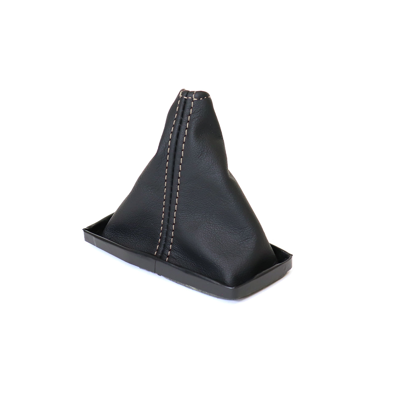 C3 Leather Shift Boot - Black W/Silver Stitching-215026-Corvette-Store-Online