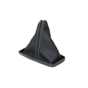 C3 Leather Shift Boot - Black W/Silver Stitching-215026-Corvette-Store-Online