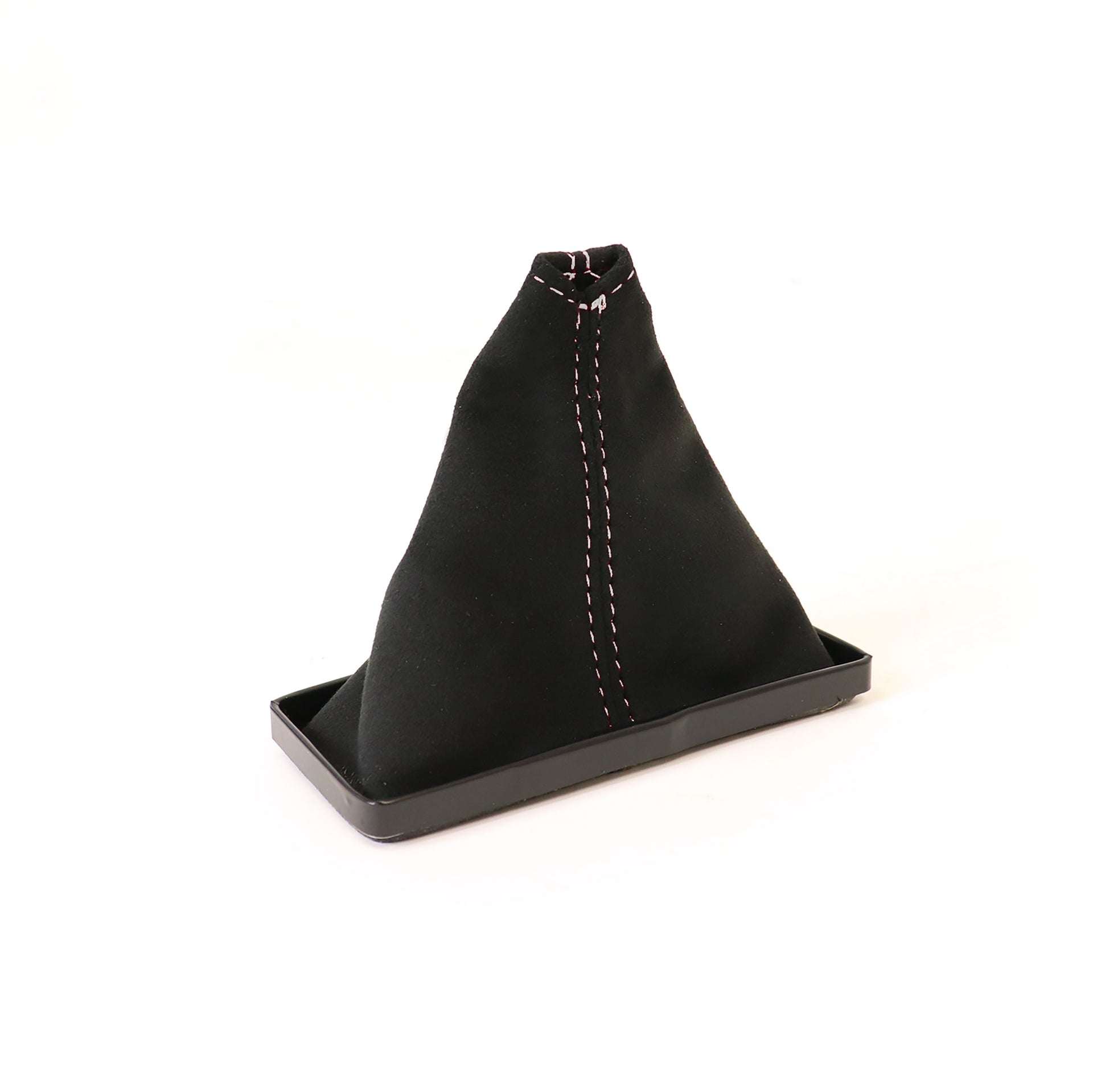 C3 Suede Shift Boot - Black W/White Stitching-215030-Corvette-Store-Online