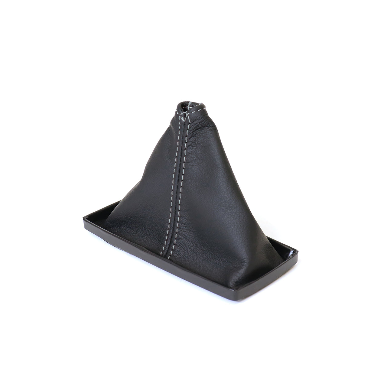 C3 Leather Shift Boot - Black W/Silver Stitching-215036-Corvette-Store-Online