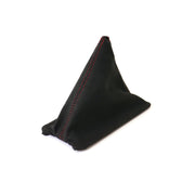 C4 Suede Shift Boot - Black W/Red Stitching - Manual W/Electronic Overdrive-215049-Corvette-Store-Online