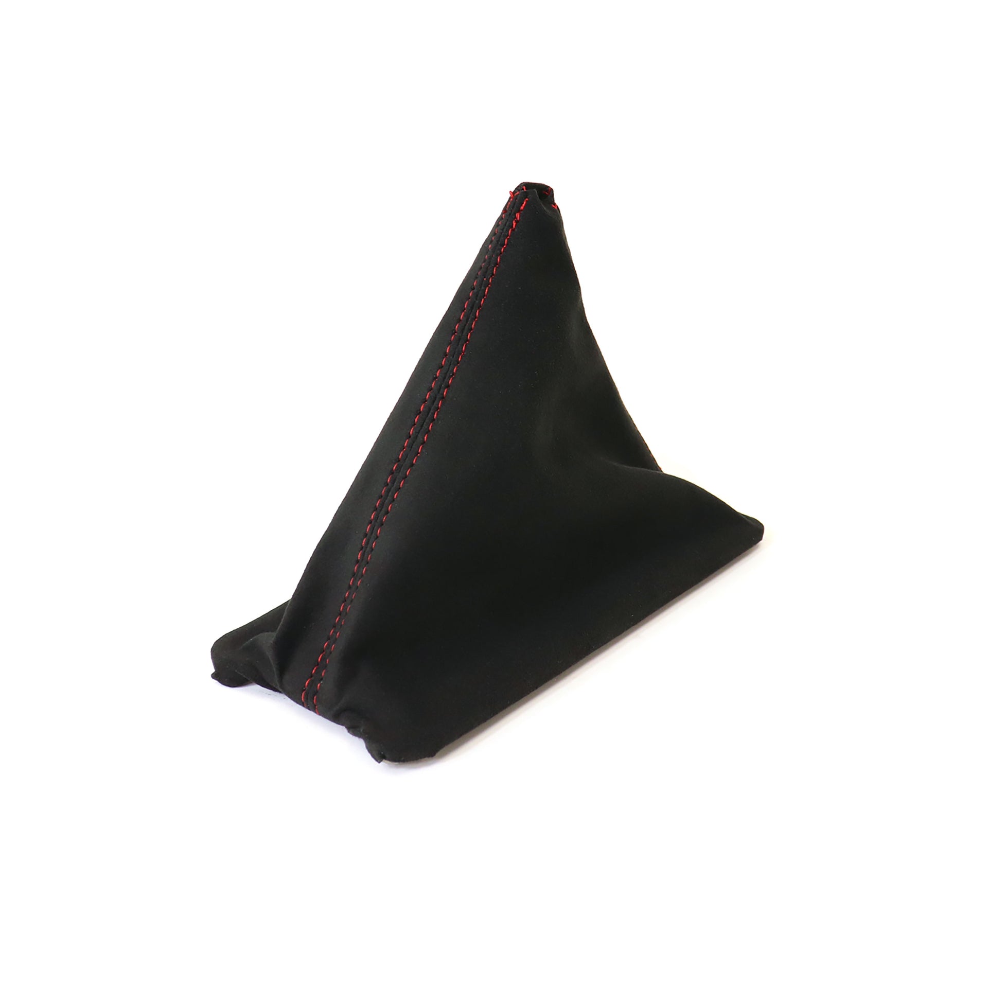 C4 Suede Shift Boot - Black W/Red Stitching - Manual W/Electronic Overdrive-215049-Corvette-Store-Online