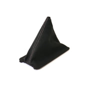 C4 Suede Shift Boot - Black W/White Stitching - Manual W/Electronic Overdrive-215050-Corvette-Store-Online
