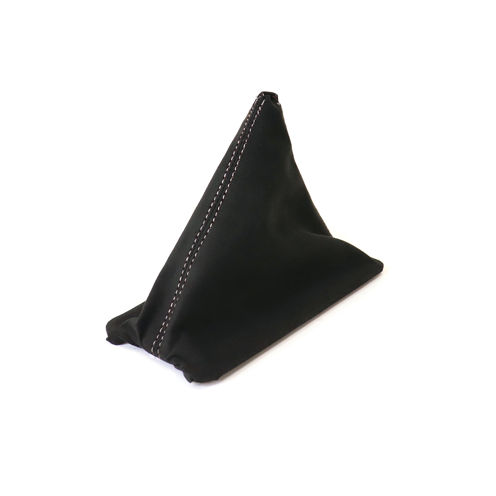 C4 Suede Shift Boot - Black W/White Stitching - Manual W/Electronic Overdrive-215050-Corvette-Store-Online