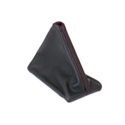 C4 Leather Shift Boot - Black W/Red Stitching - Manual Transmission-215054-Corvette-Store-Online