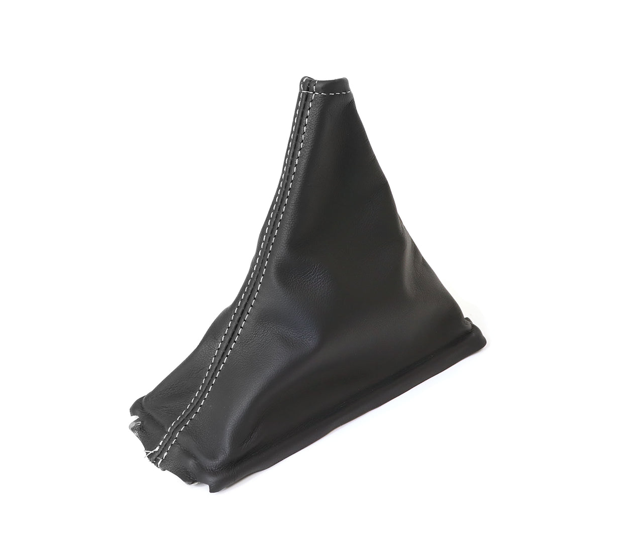 C4 Leather Shift Boot - Black W/White Stitching - Manual Transmission-215065-Corvette-Store-Online
