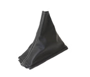 C4 Leather Shift Boot - Black W/White Stitching - Manual Transmission-215065-Corvette-Store-Online