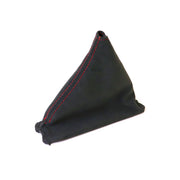 C4 Suede Shift Boot - Black W/Red Stitching - Automatic Transmission-215079-Corvette-Store-Online