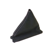C4 Suede Shift Boot - Black W/White Stitching - Automatic Transmission-215080-Corvette-Store-Online