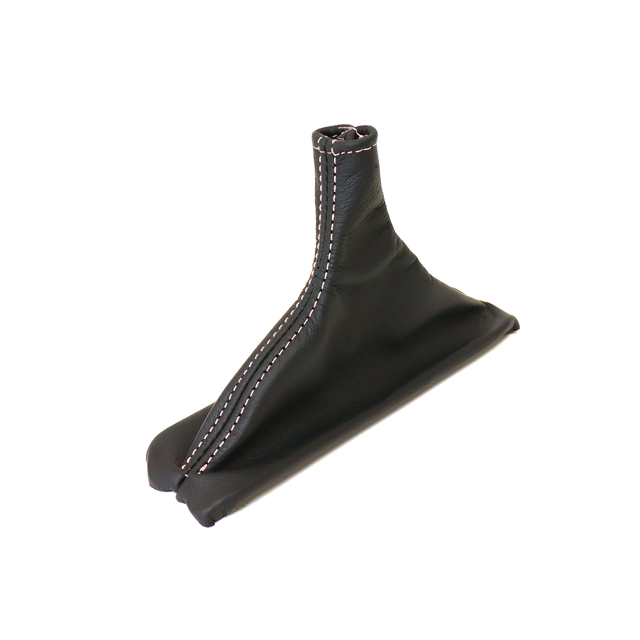 C4 Leather Shift Boot - Black W/White Stitching - Automatic Transmission-215085-Corvette-Store-Online