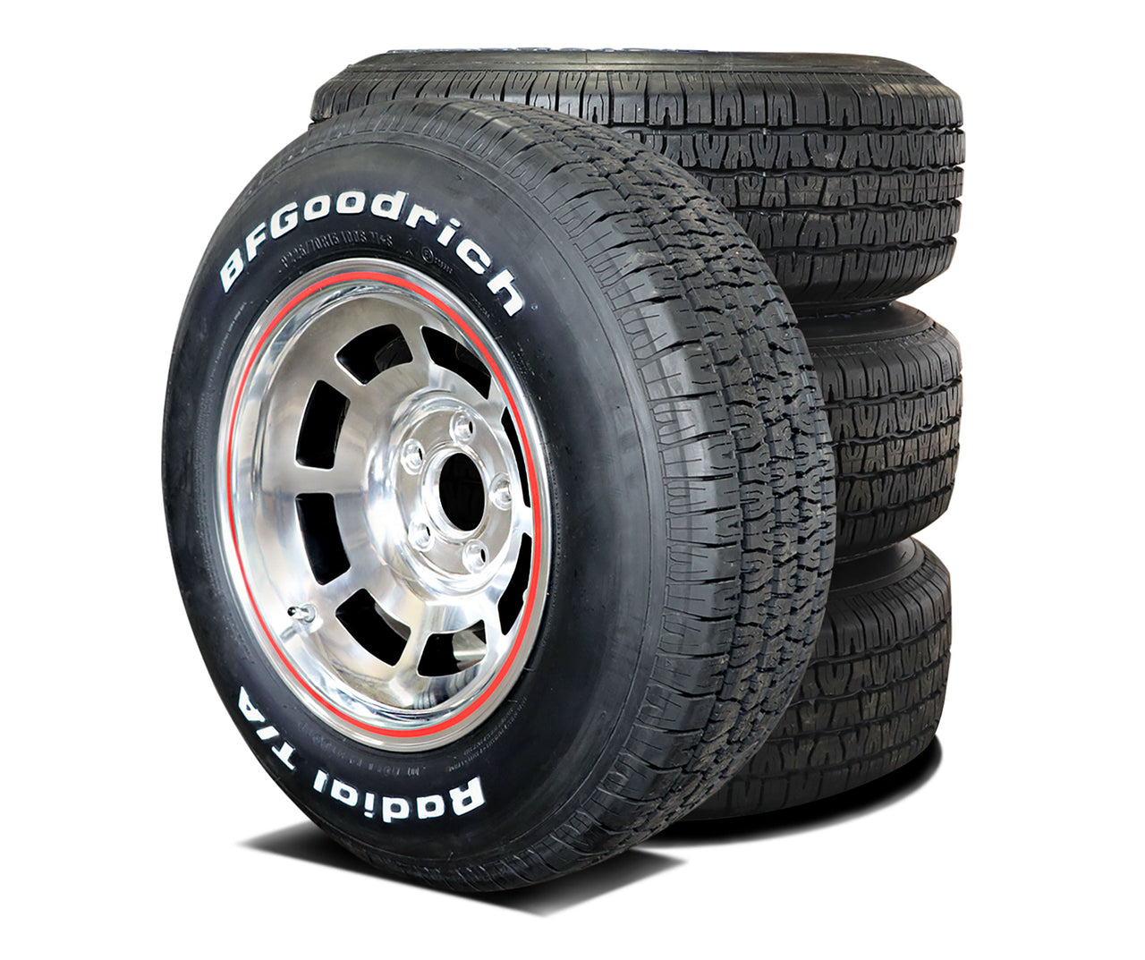 Reproduction-YJ8-Aluminum-Pace-Car-Wheel-Set-W/BFG-Radial-T/A-225/70R15-Tires-22776-Corvette-Store-Online
