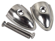 1956-1975 Corvette Convertible Top Trim End Caps & Screws. 4 Piece - CA-23542-Corvette-Store-Online